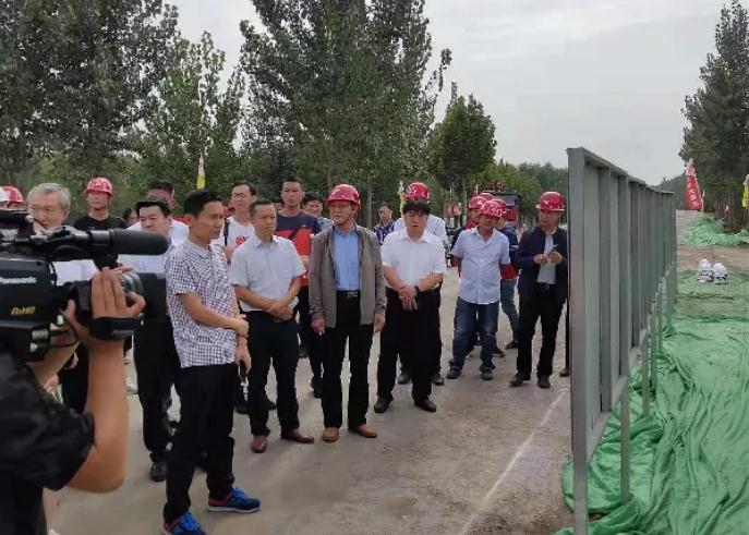 四好農村路|交通運輸部復核組點(diǎn)贊光太集團香河縣潮白河左堤路養護改造工程