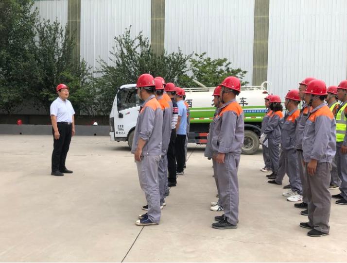 恒質(zhì)公司安全生產(chǎn)月之（五）瀝青罐瀝青冒頂現場(chǎng)處置演練